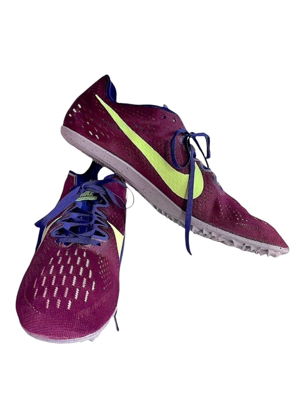 Nike Zoom Mamba Sneakers Running Trainers Spikes Bordeaux Lime